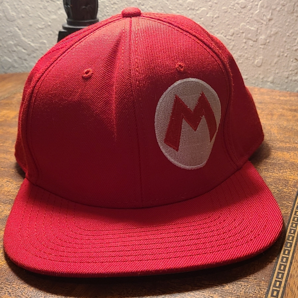 Mario hat - flatbill, snapback